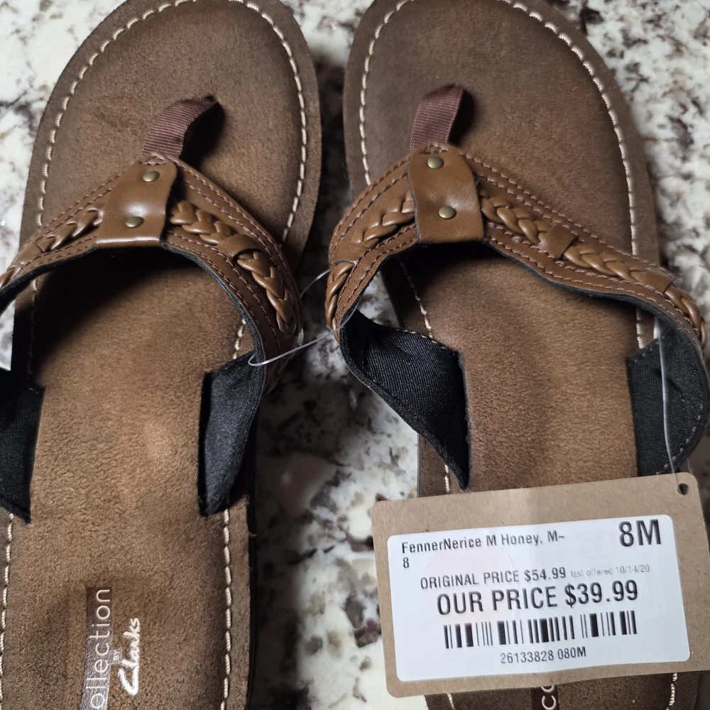 Clarks Womens Brown Size 8 Sandals -STILL AVAILABLE - Picture 7 of 7